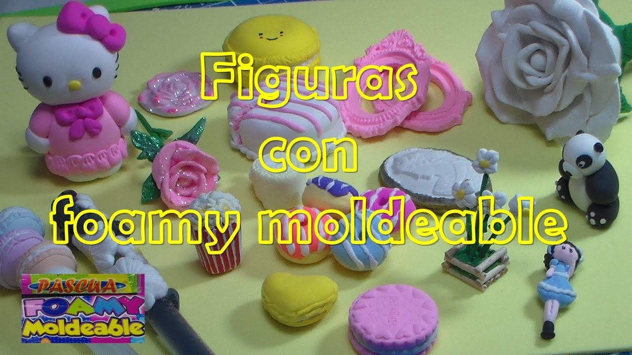 Figuras de foamy moldeable (goma eva. fomi)