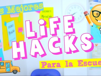 TRUCOS | LIFE HACKS PARA LA ESCUELA (Tips y mas) ♥ MoraCute