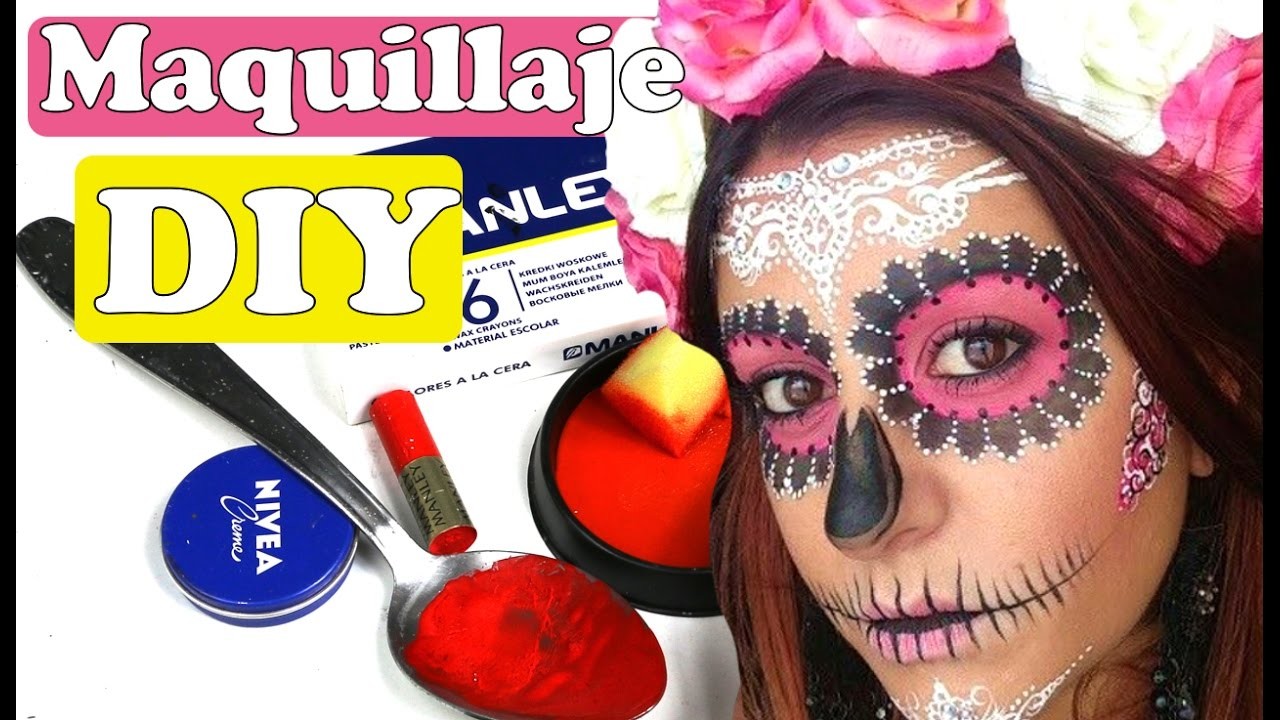 DIY pintura casera o maquillaje para disfraces de Halloween