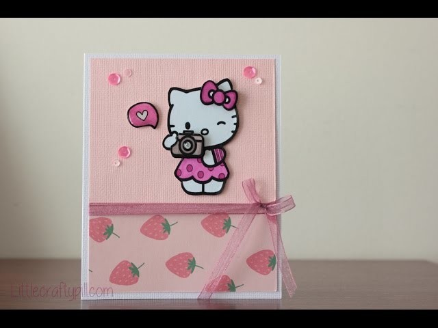 Tarjeta Hello Kitty. Hello Kitty card