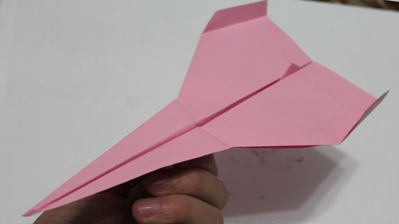 Como hacer un avion de papel que vuela mucho facil