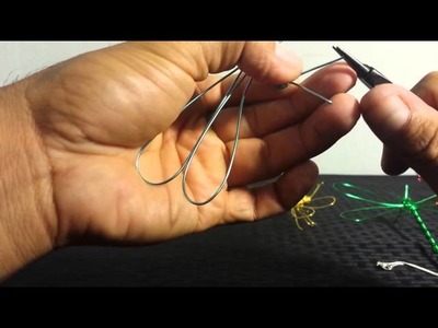 Como hacer una libelula con alambre muy facil
