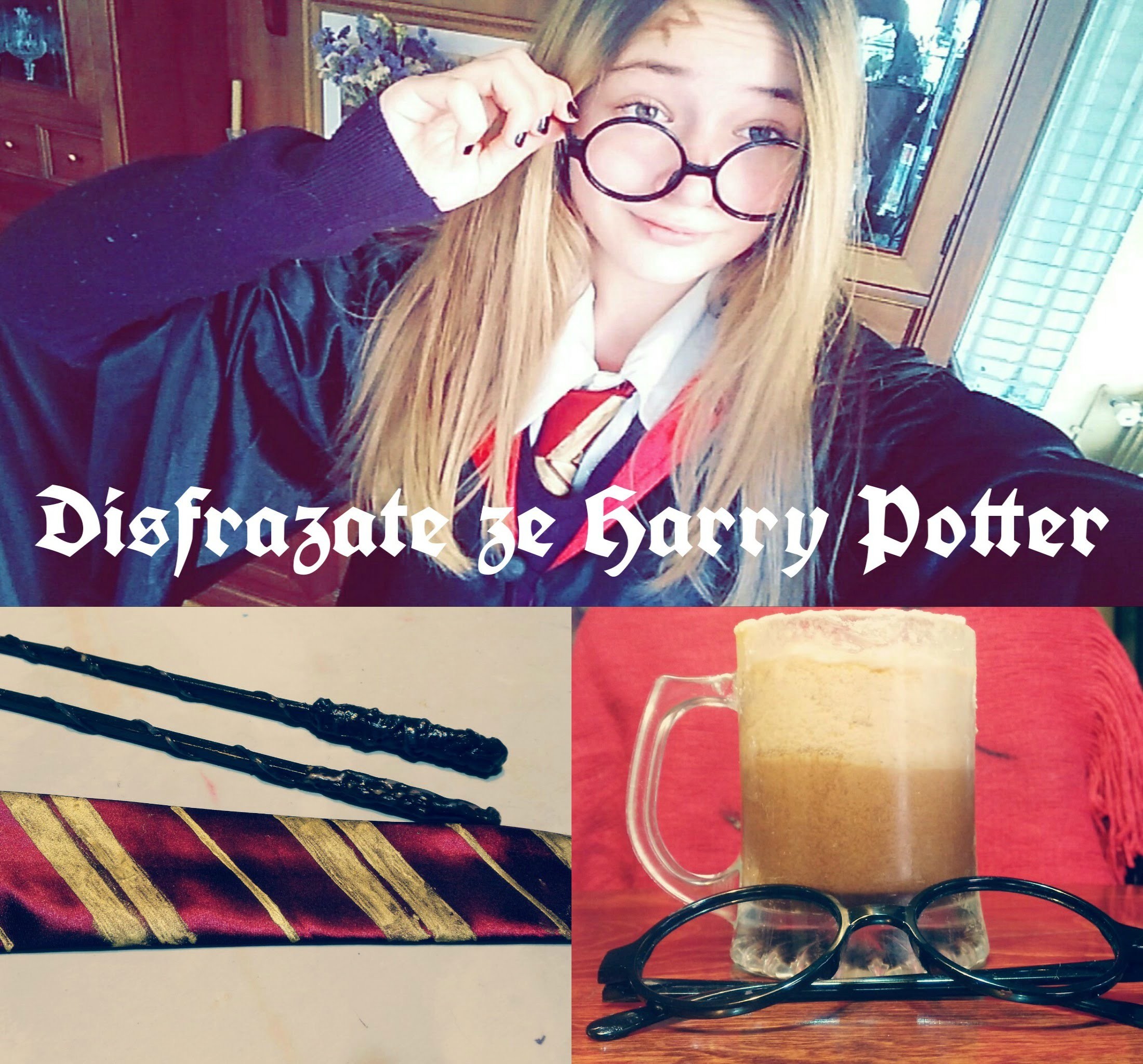 Disfraz de Harry Potter ( varita mágica, cerveza de mantequilla. ) ♦♦ Ana Weasley