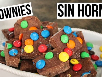 Brownies Sin Horno con 4 Ingredientes | RebeO