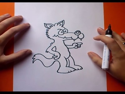 Como dibujar un lobo paso a paso 3 | How to draw a wolf 3