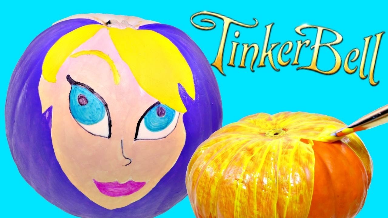 Decora una Calabaza y Combiertela en TinkerBell de Disney 