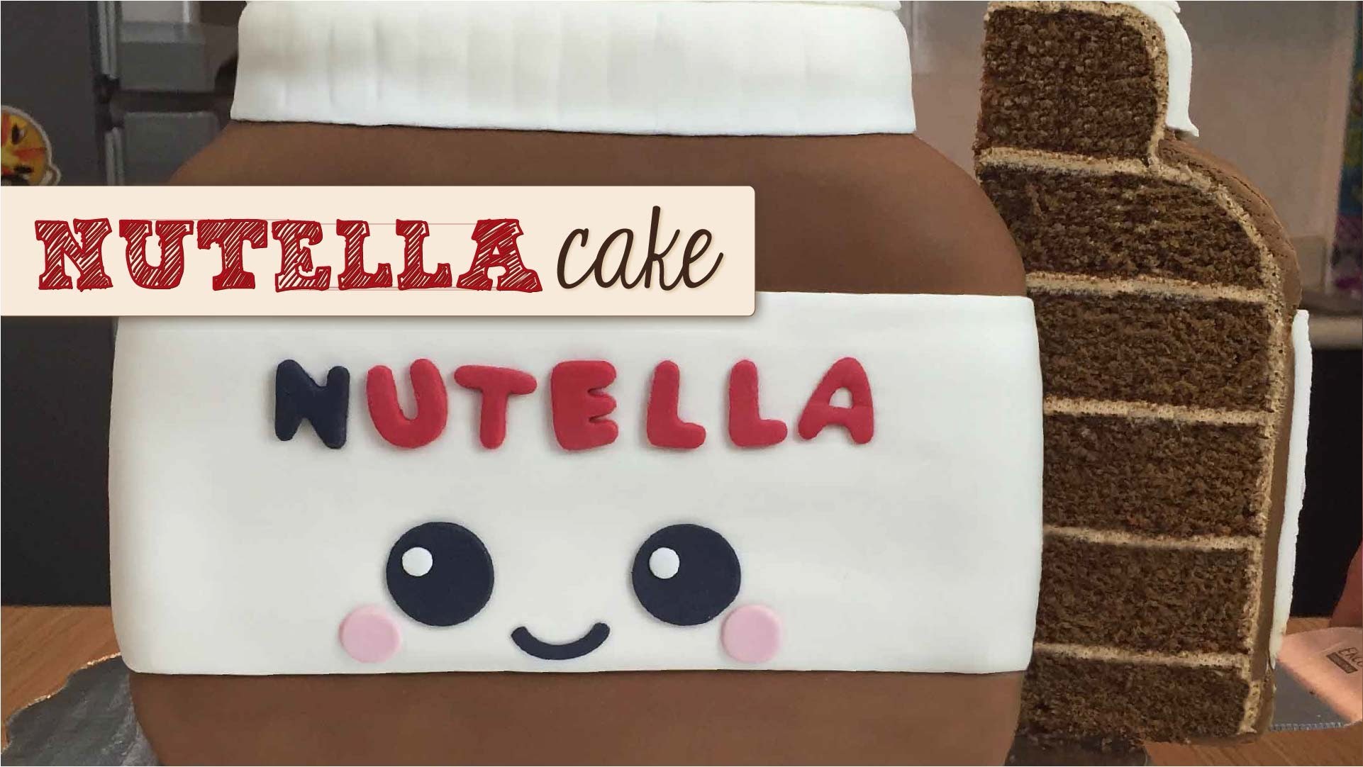 Pastel Bote de Nutella - Nutella Cake. Dacosta's Bakery
