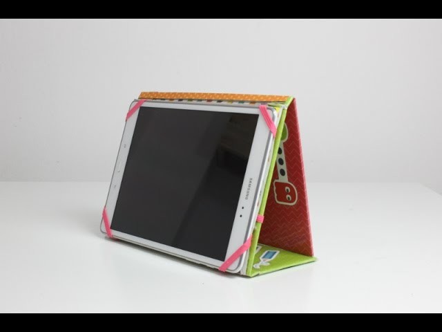 Tutorial: Funda para tablet con cartón fácil y paso a paso | Anita y su mundo scrapbooking