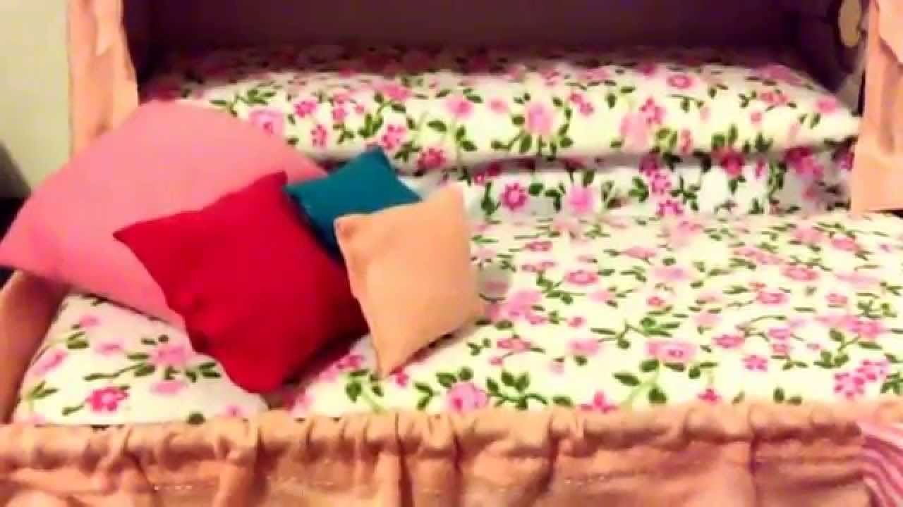 4 parte Como hacer una cama  para  las niñas  de tus barbies  4  Y ultima parte