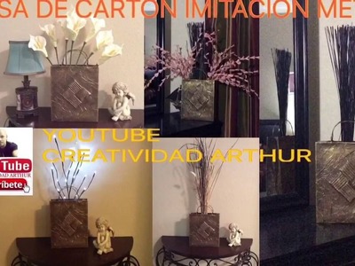 BOLSA DE CARTÓN IMITACION METAL