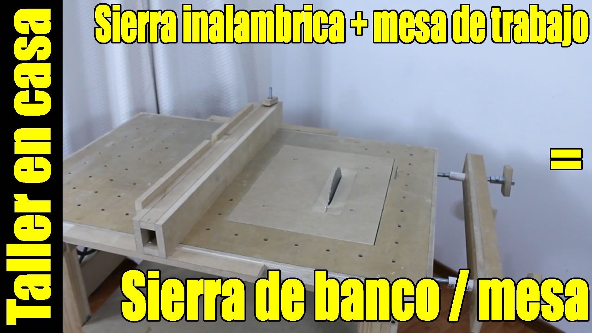DIY Sierra de banco Parte 1.6 - Construcción version 2