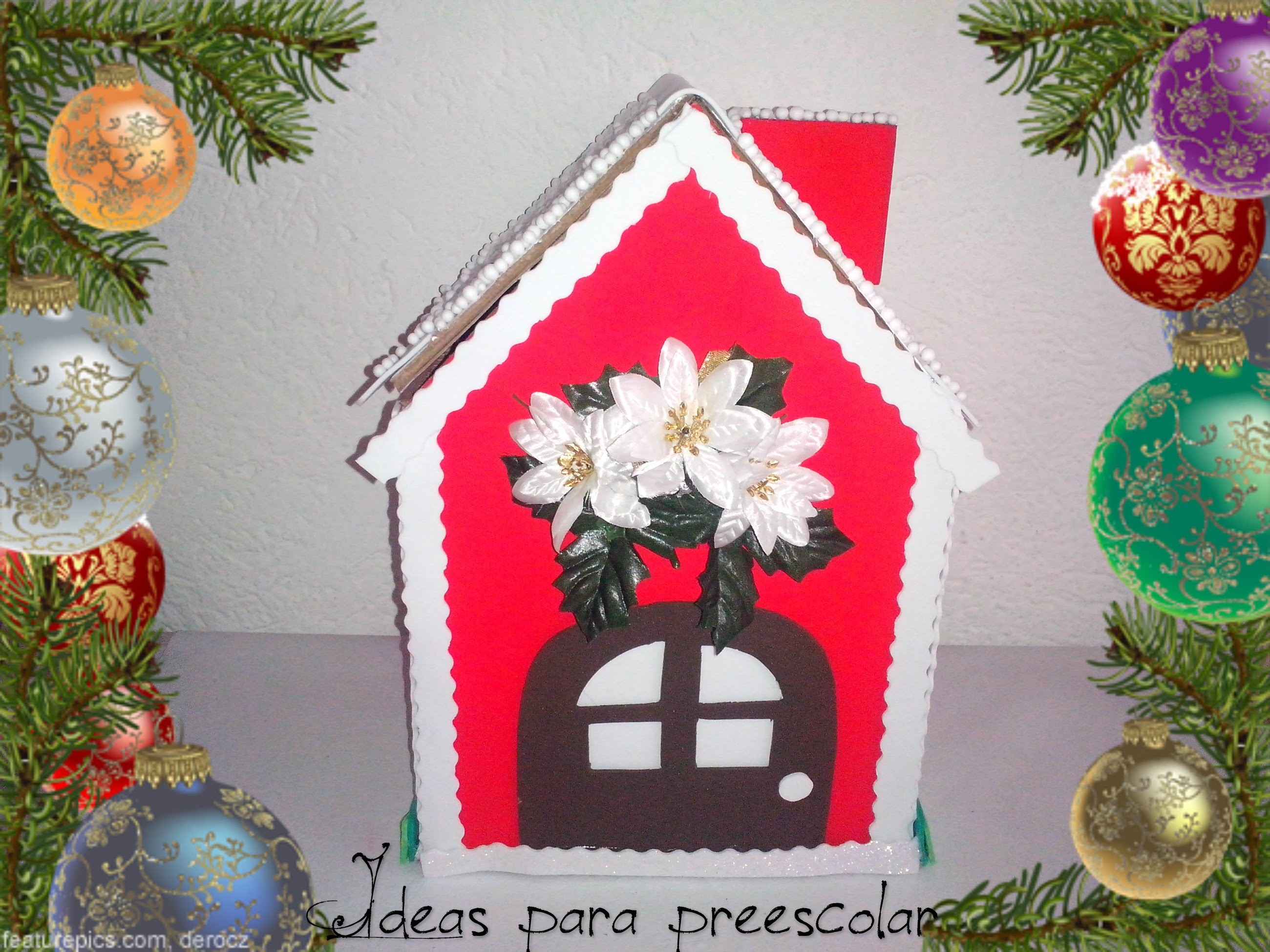 Dulcero navideño *Casita*