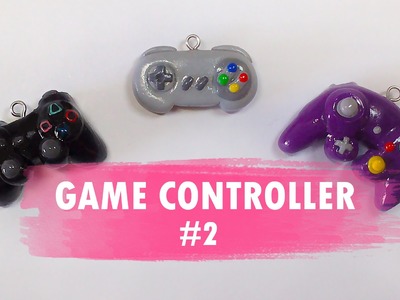 Game Controller #2 Polymer Clay Tutorial. Controlador. Ps3. Super Nintendo. GameCube