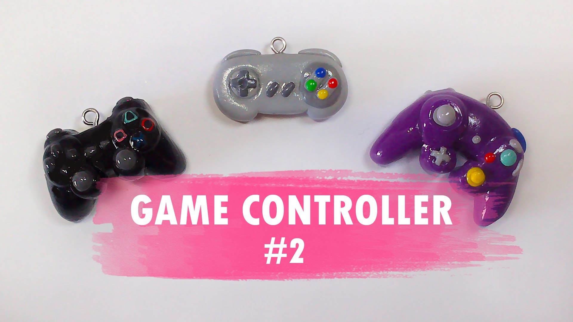 Game Controller #2 Polymer Clay Tutorial. Controlador. Ps3. Super Nintendo. GameCube