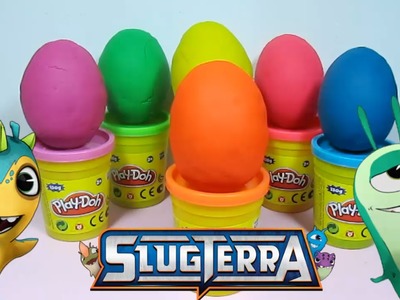 ✨ ¡Huevos de Slugterra recubiertos de Play doh!. Slugterra Eggs covered By Play Doh!✨