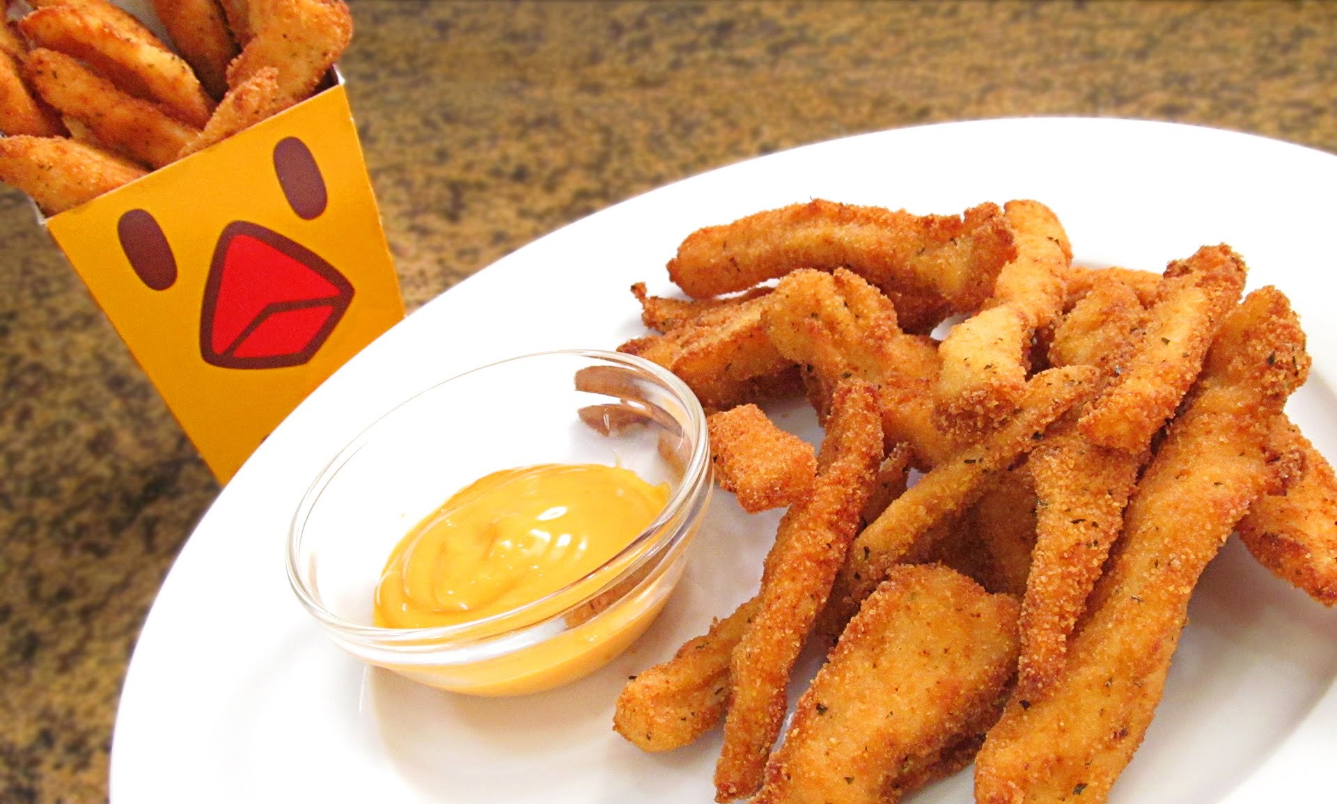 Chicken Fries | Fingers de Pollo | Palitos de Pollo frito crujiente