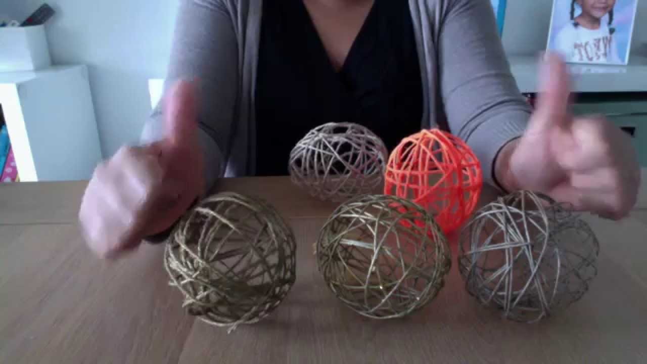 Cómo hacer bolas o esferas de navidad originales y elegantes!