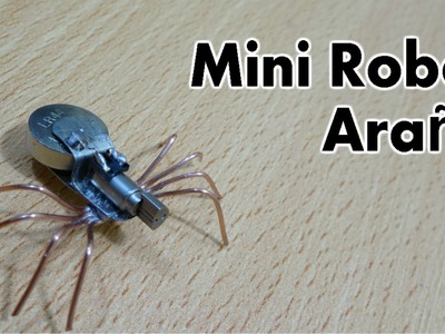 Cómo hacer un mini Robot Araña Casero