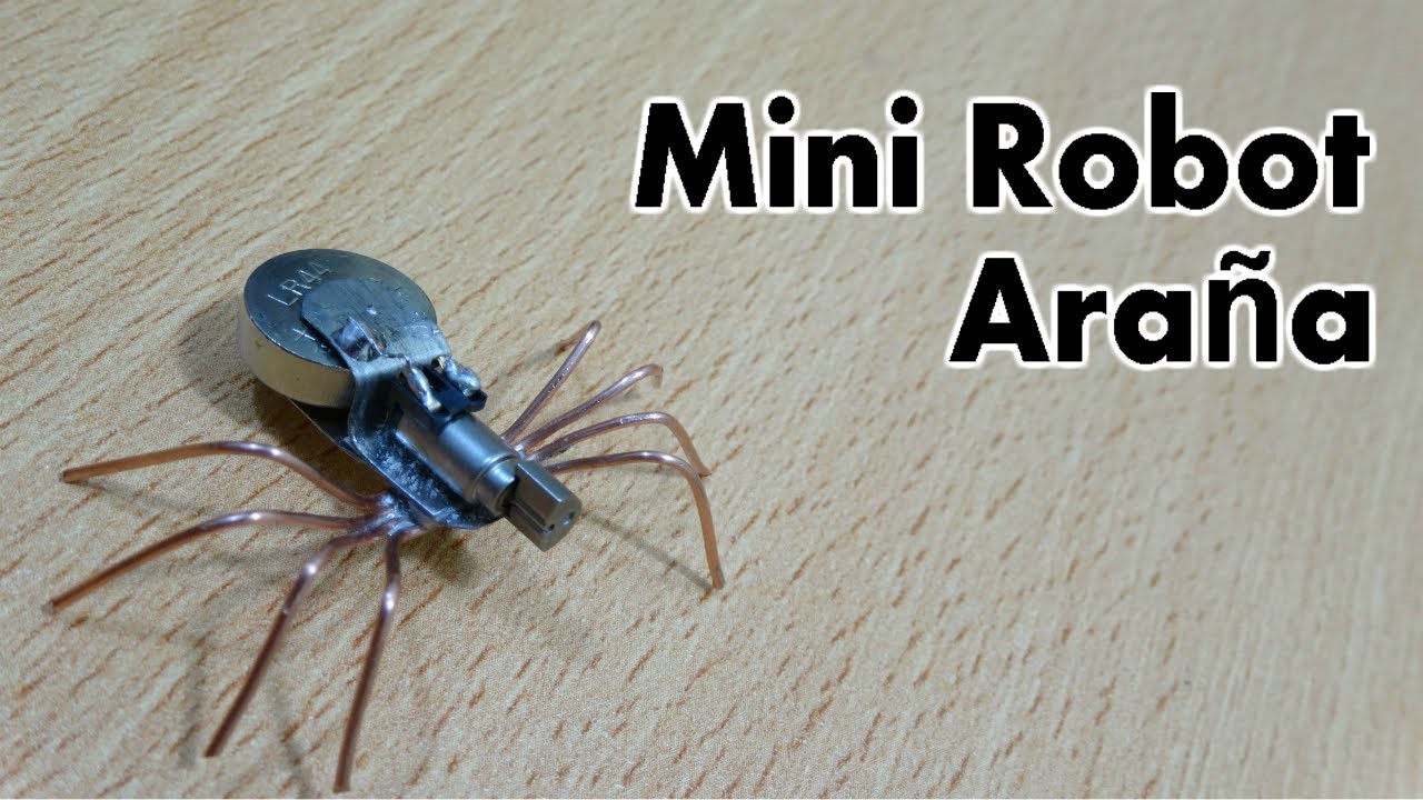 Cómo hacer un mini Robot Araña Casero