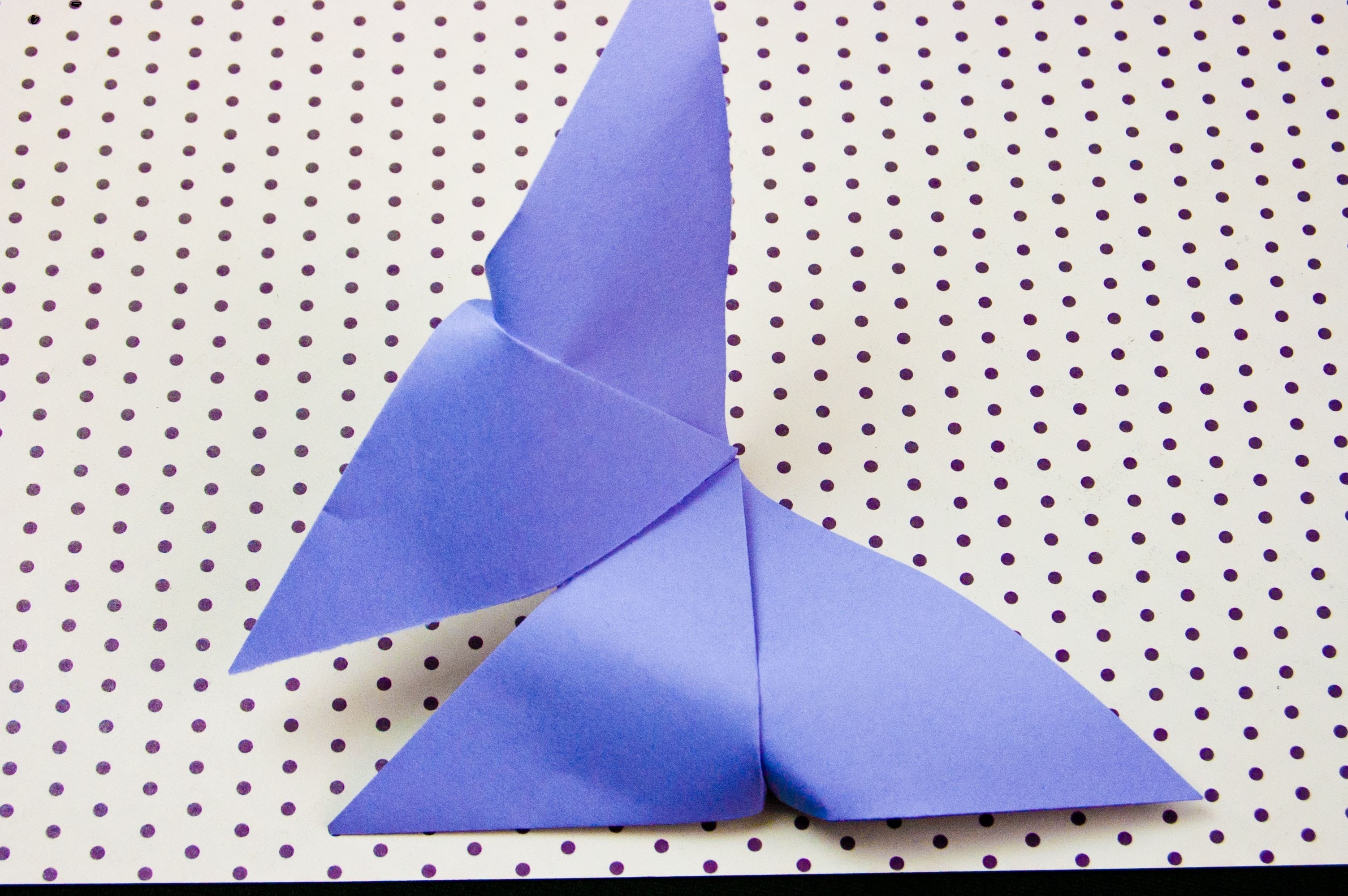 Cómo hacer una mariposa de papel origami