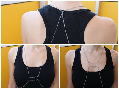 DIY: Cómo hacer una body chain (cadena corporal, collar.  como lo llaméis)