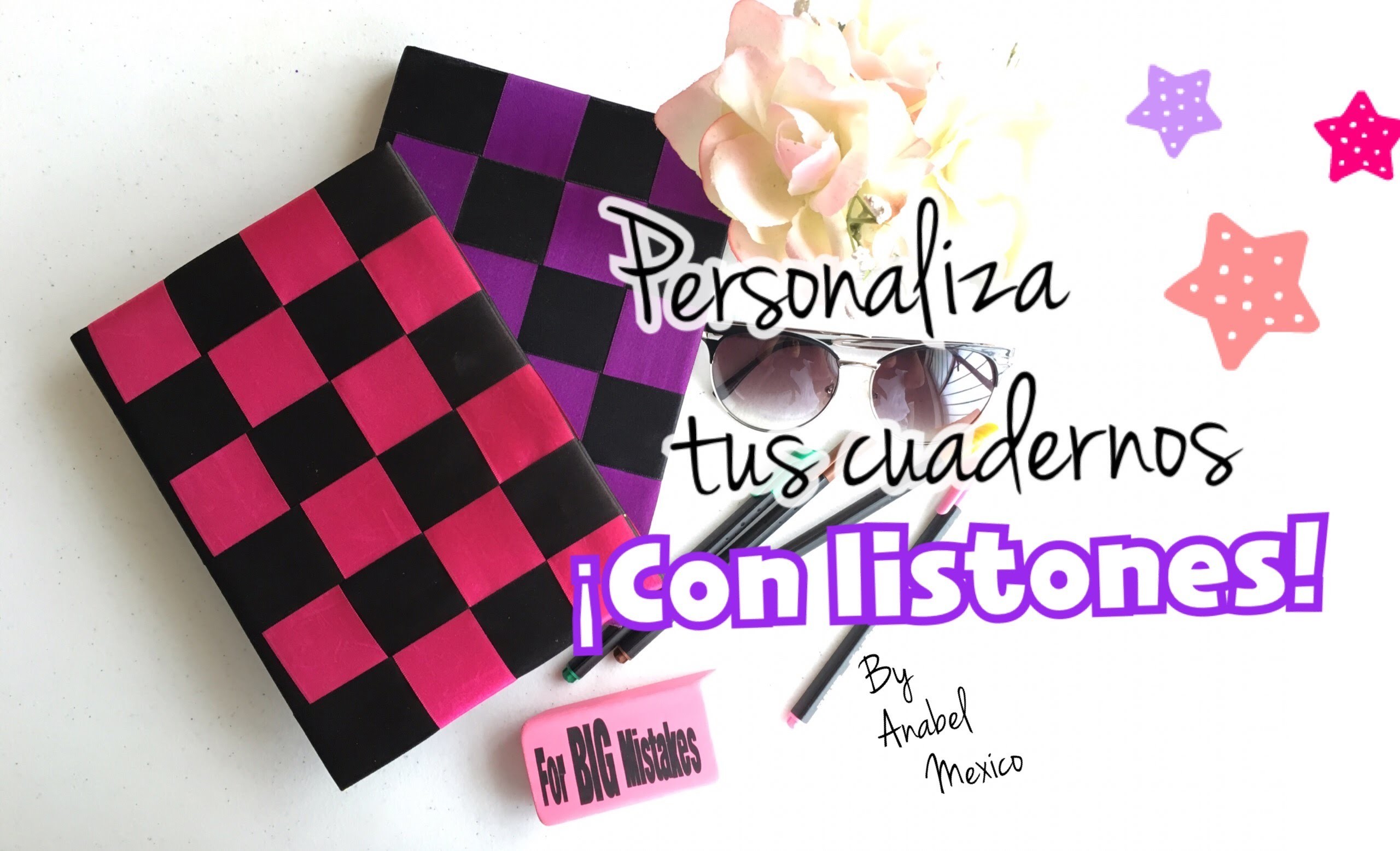 DIY: Personaliza tus libretas con listones!!! ♥ Anabel México