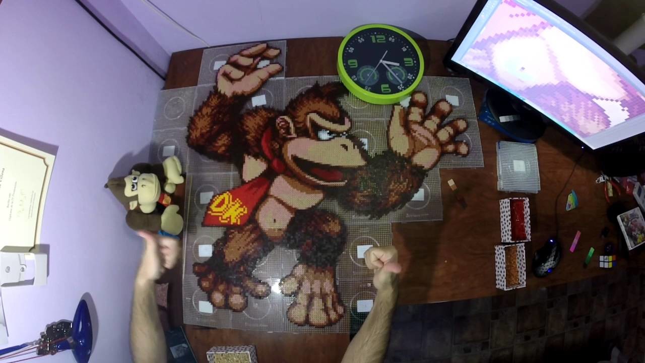 Donkey Kong en time lapsed