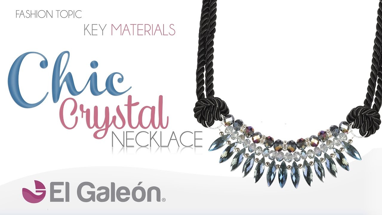 Fashion Topic El Galeón Crystal Chic Necklace (Collar con Cristales)