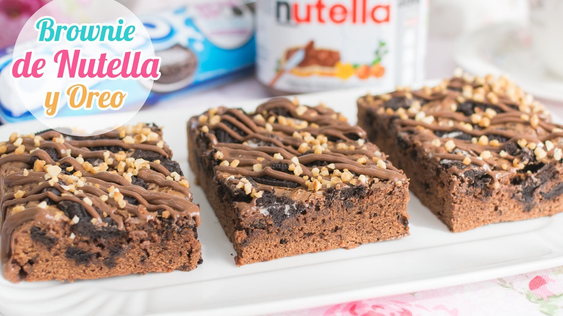 Brownie de Nutella y Oreo | Quiero Cupcakes!