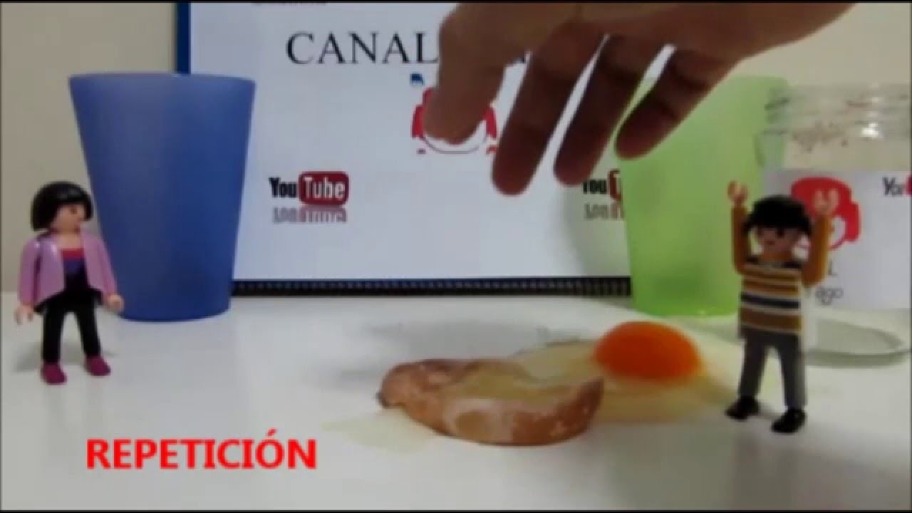 Huevo + vinagre : Huevo saltarín elástico