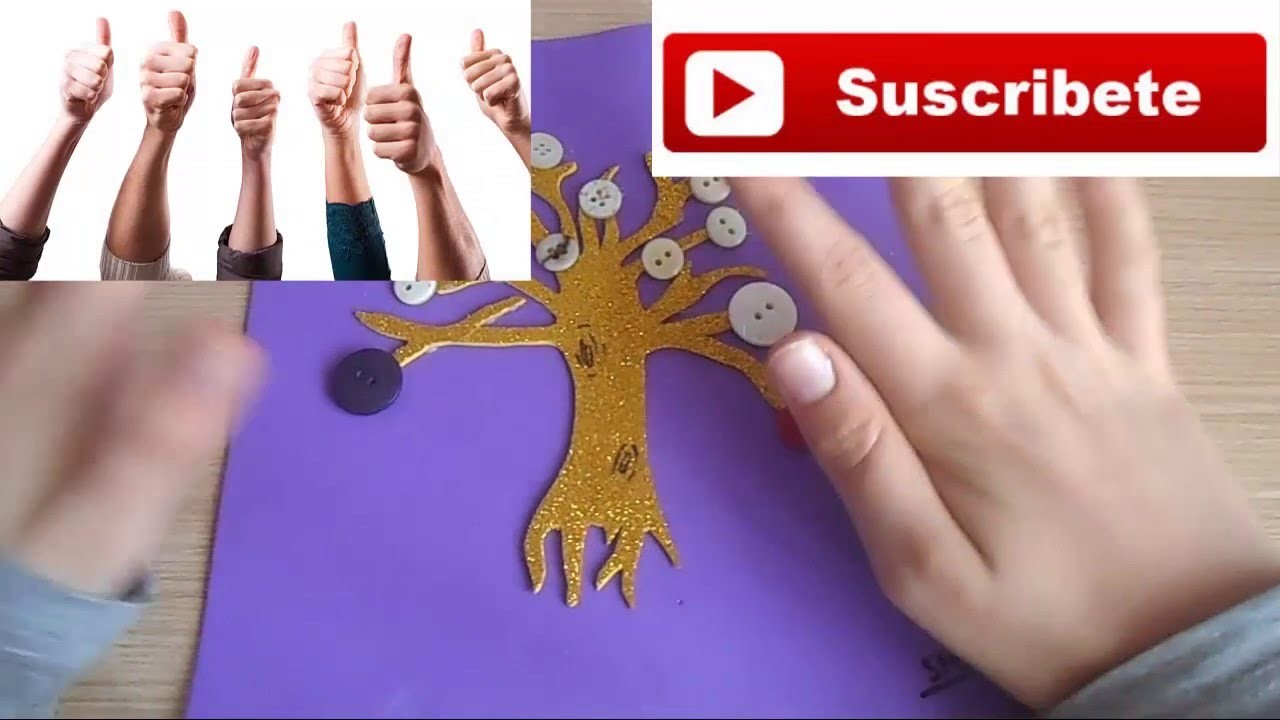 ARBOL PARA DECORAR TU HABITACIÓN - Super Manitas Divertidas