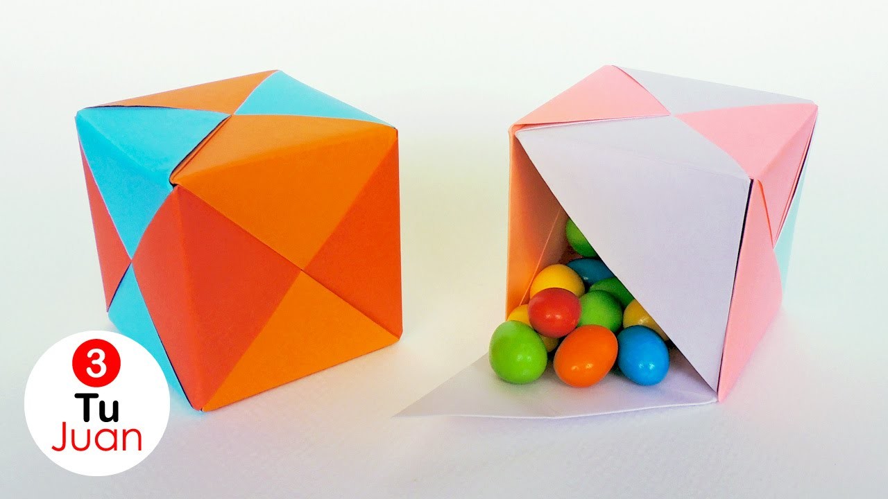 Cajas de Papel para Dulces - Origami Modular | JuanTu3