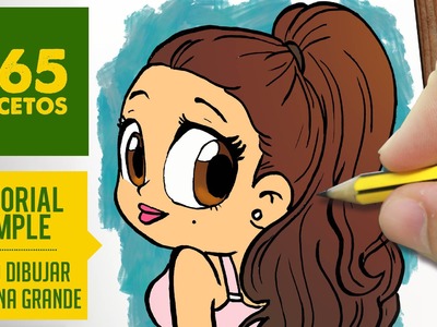 COMO DIBUJAR ARIANA GRANDE- Dibujos kawaii faciles - How to draw a Ariana Grande
