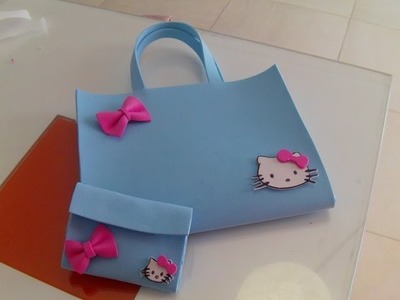 Nuevo bolso de la Hello Kitty de goma eva