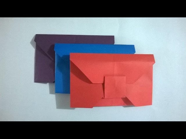 COMO HACER UN SOBRE PARA CARTA DE PAPEL - origami gift wrap