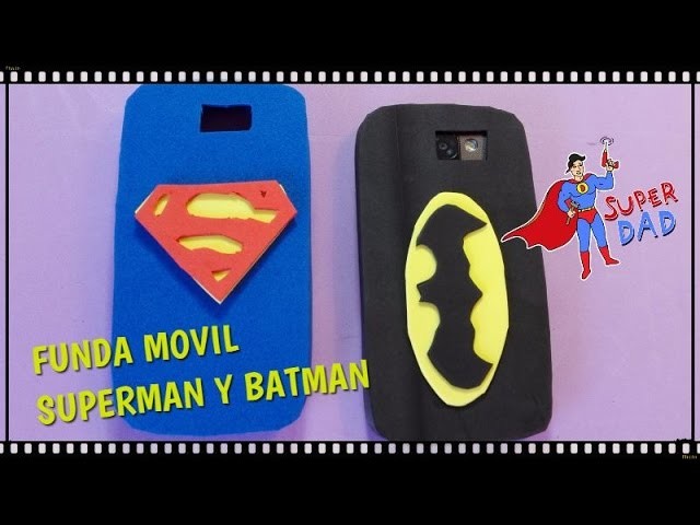 Funda Movil- Celular Batman y Superman