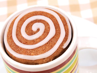 Mug Cake de Canela | Cinnamon Rolls | 1 Minuto en el Microondas!