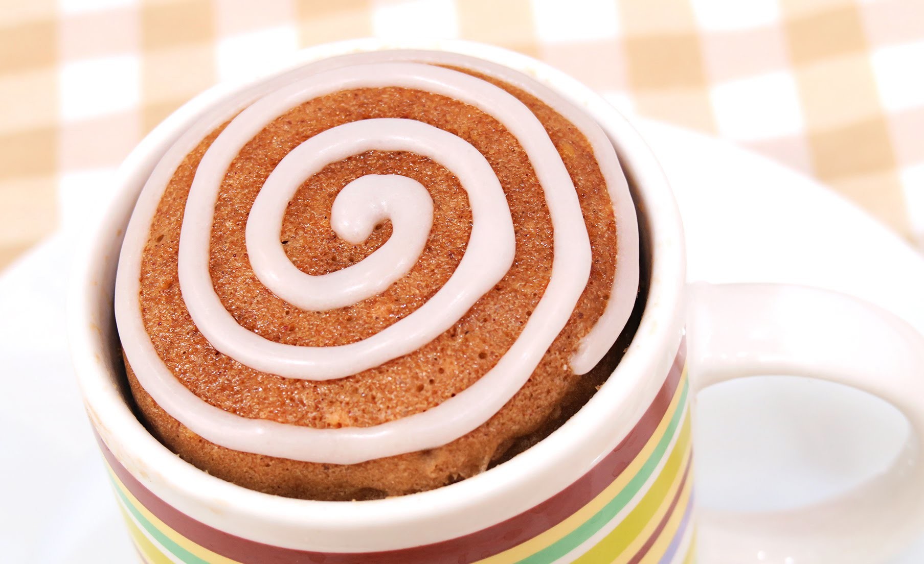 Mug Cake de Canela | Cinnamon Rolls | 1 Minuto en el Microondas!