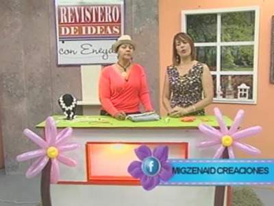 Revistero de Ideas con Eneyda. Zenaida Pereira - Pulsera tejida.