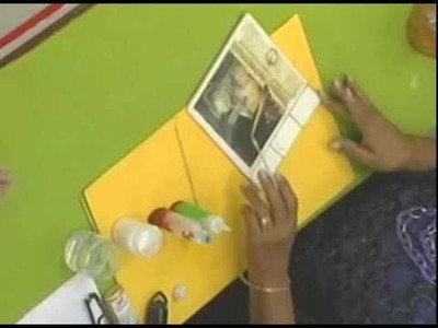 Revistero de Ideas con Eneyda. Rosa Morales - transferencia sobre madera y esmaltado