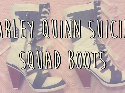 Cómo hacer las botas harley Quinn Suicide Squad