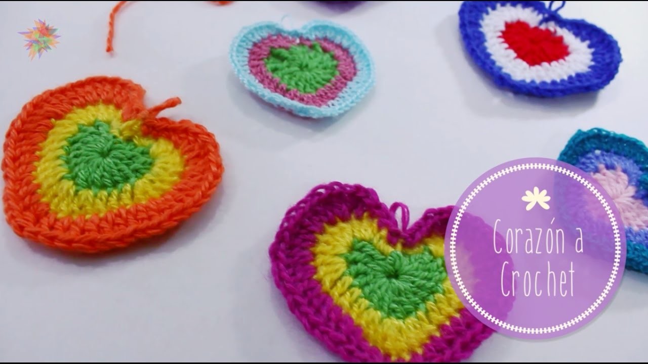 Corazón a crochet