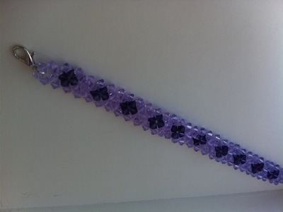 Pulsera rombitos de cristal