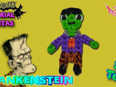 ♥ Tutorial Halloween: Frankenstein de gomitas (sin telar) ♥