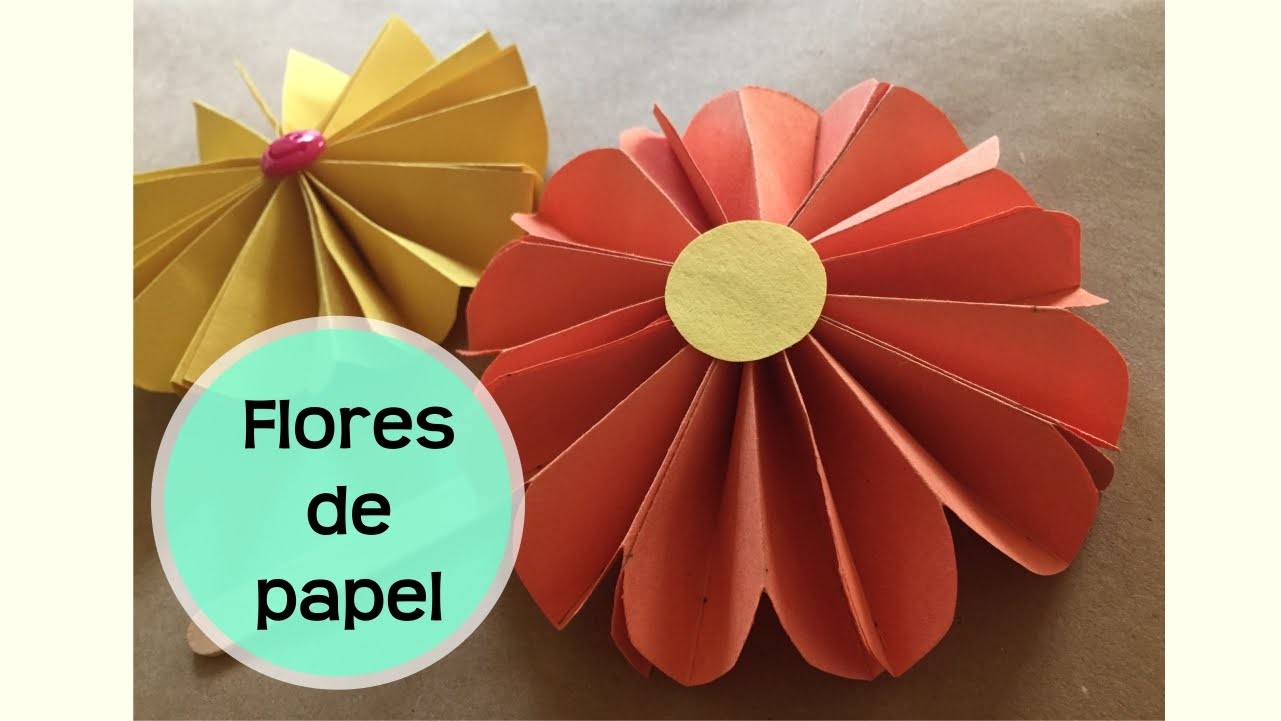 Cómo hacer flores de papel | Flor de origami