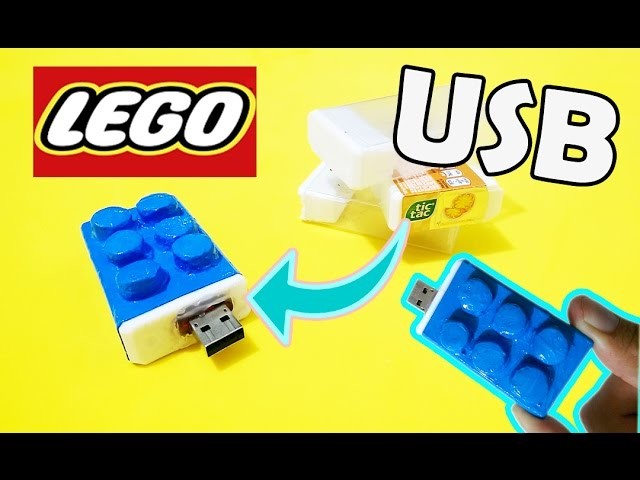 Personaliza tu USB  en forma de LEGO