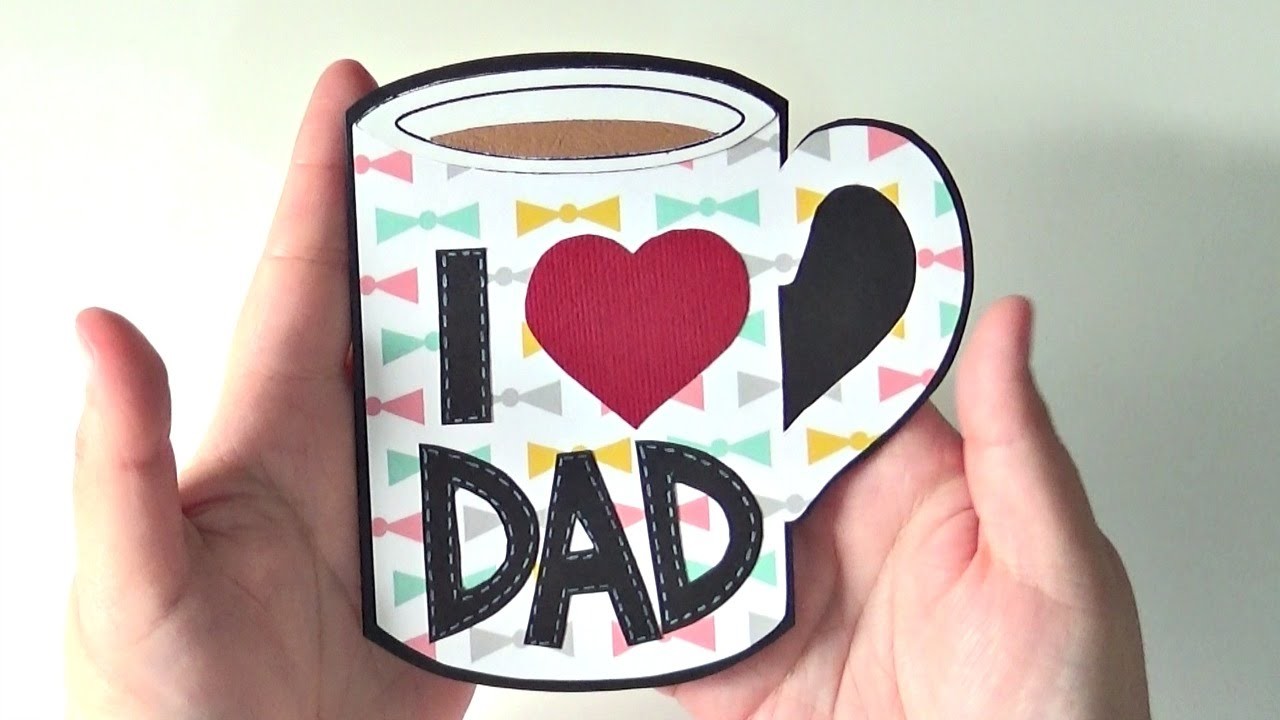 TUTORIAL: "Compartamos una taza de Café" | Tarjetería | Especial Día del Padre