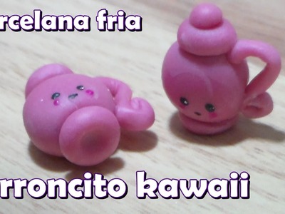 Jarroncito kawaii. Porcelana fría (Cold porcelain)