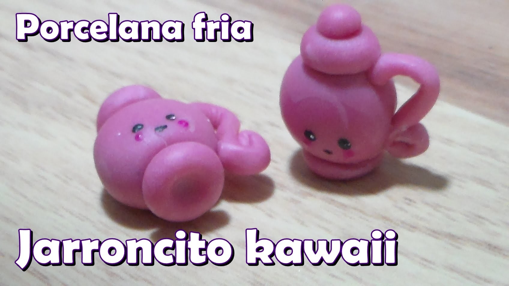 Jarroncito kawaii. Porcelana fría (Cold porcelain)