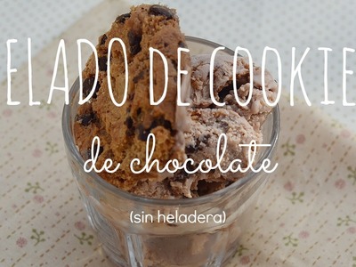 Cómo hacer helado de Cookies ( galletas) de chocolate, receta fácil sin heladera ♥ Bocados Divinos